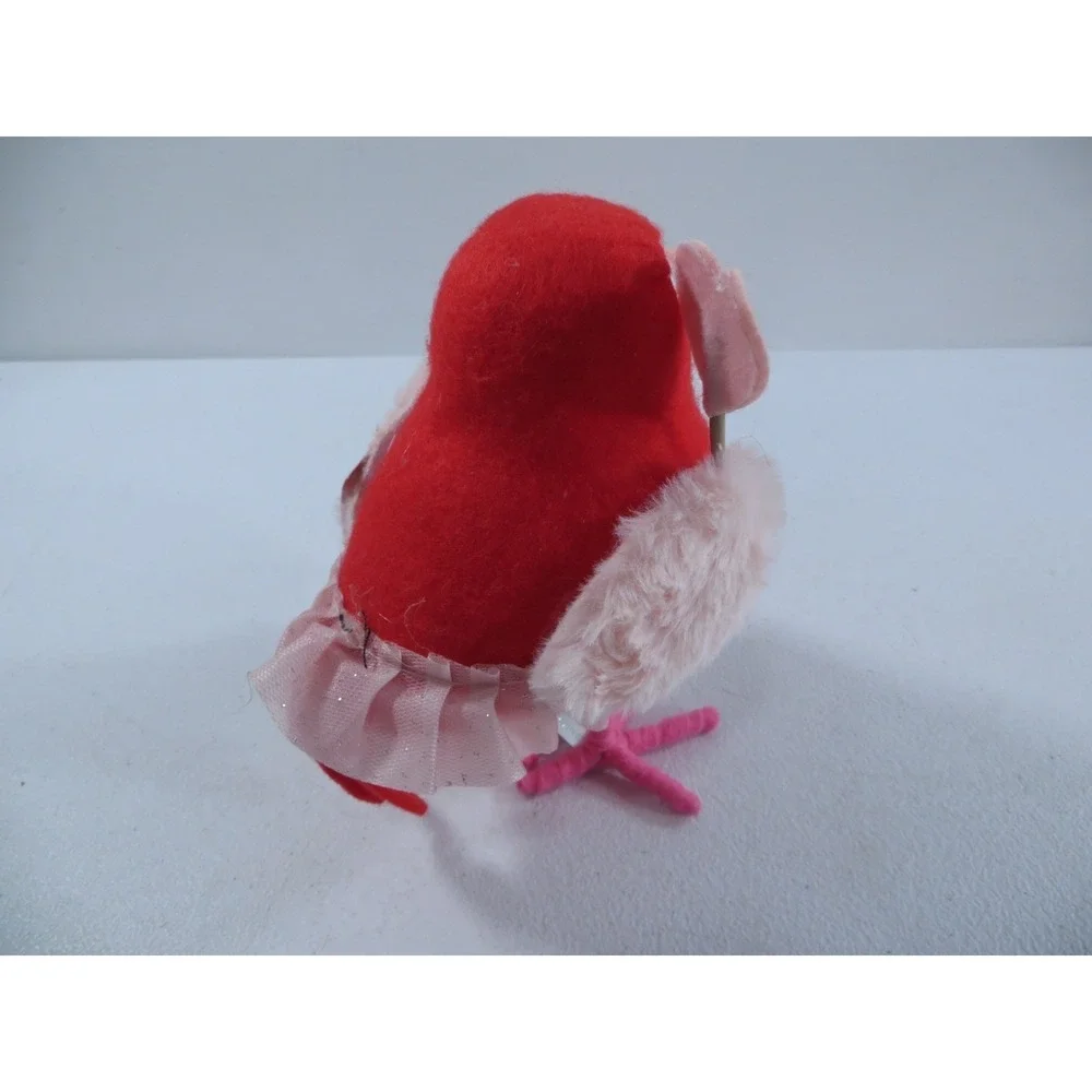 Spritz Feathery Friends 2022 Carmine‎ Valentine's Day Love Bird Decoration NWT